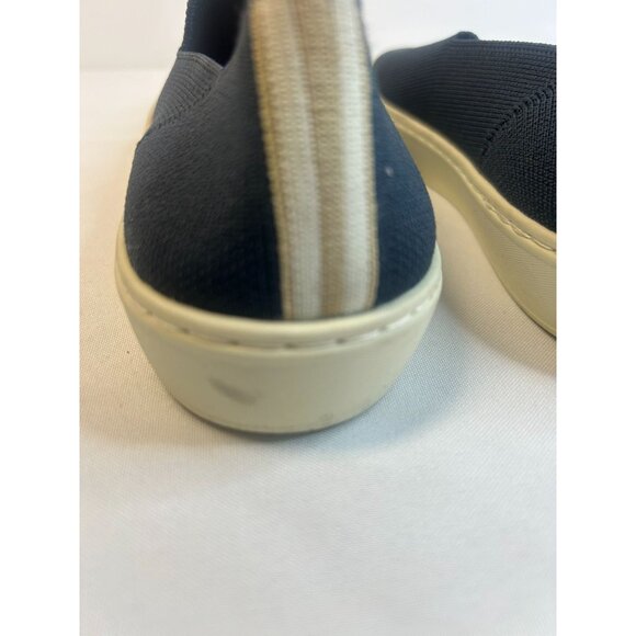 Rothy’s The Original Slip On Sneaker Shoes Navy Blue Womens Size 7 Stretch Fit - Picture 13 of 14